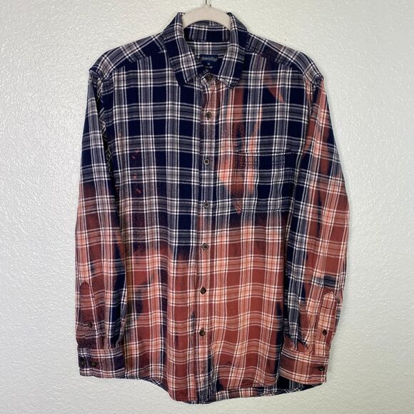 Blink 182 Shirt Adult Medium Bunny Graphic Band Logo Handmade Bleach Flannel - Picture 3 of 15